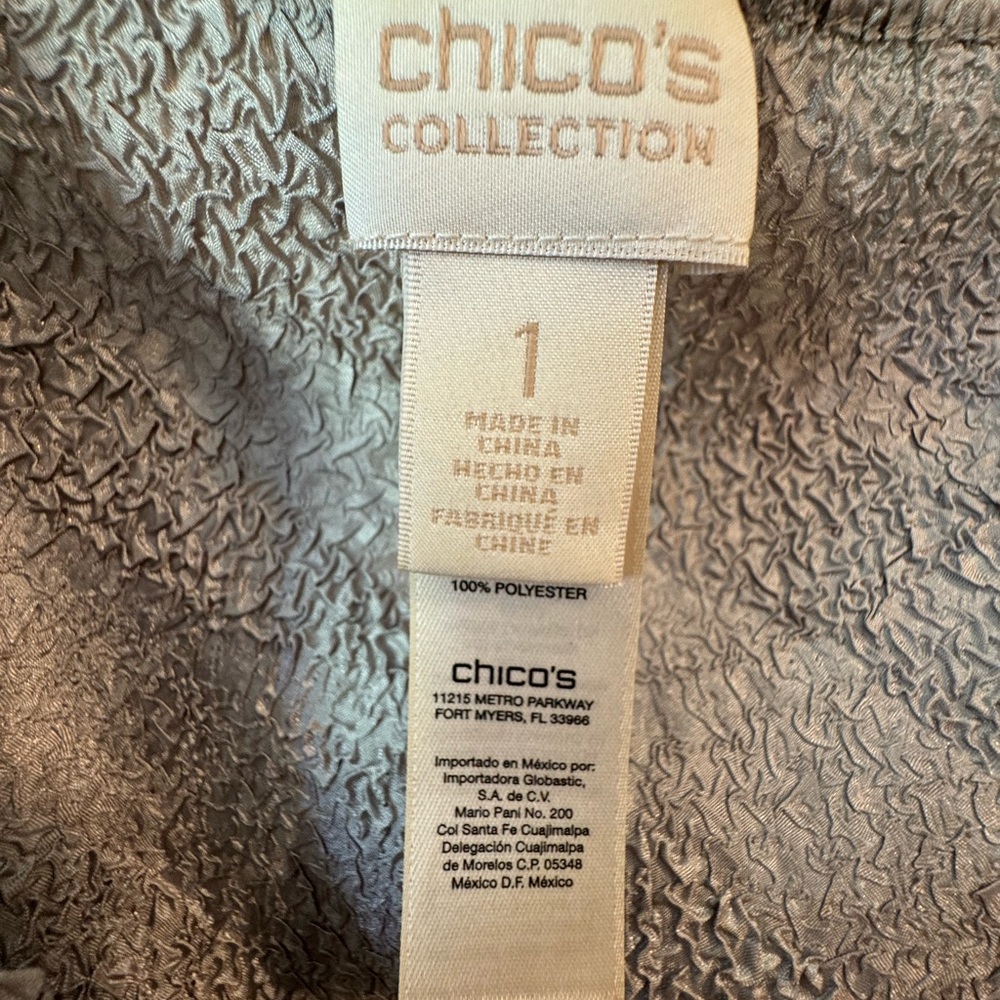 Grey Chicos cardigan size 1 - Picture 2 of 3